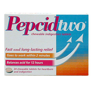 Just one chewable tablet of Pepcidtwo provides fas