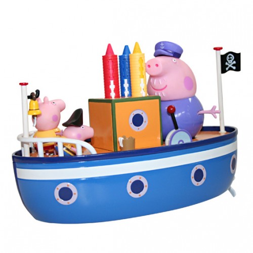 Children will love bathtime with the Peppa Pig Bathtime Boat! Take Peppa Pig, George Pig and Grandpa