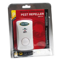 An advanced electromagnetic and ultrasonic pest repeller that is chemical free and safe to use near 