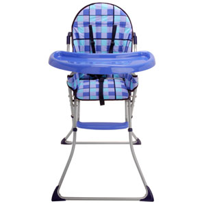 An excellent value highchair in an attractive blue