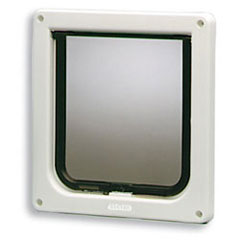 The door your cat can open! A basic 2 way cat flap which gives cats up to 12lb in weight their own a
