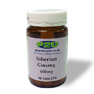 Pharmacy2U Siberian Ginseng 600mg Tablets - size: 90