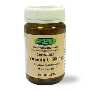 Pharmacy2U Vitamin C 500mg Chewable Tablets - size: 90