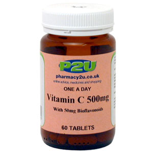 Pharmacy2U Vitamin C One A Day 500mg Tablets cl - Size: 60 cl