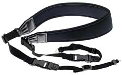 Photo Accessories - Comfort Neoprene Wide to Narrow Neck Strap - Black