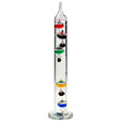 This Piccolol Galileo Thermometer stands at 28cm tall. A beautiful thermometer with multi coloured