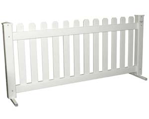 Unbranded Picket fence white