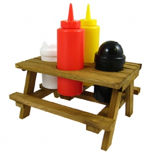 Picnic Table Condiment Set