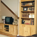 Pinetum Quercus 2 door bookcase furniture