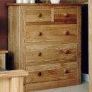 Pinetum Quercus 3 plus 2 drawer chest furniture