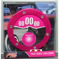 Pink Diamante Tax Disc Holder
