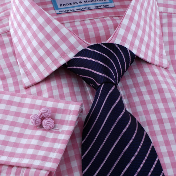 Our range of English tailored dress shirts are made from the best two-fold cotton from around the