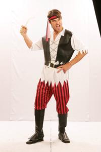 Check out all our pirate accessories to accompany this costume. Costume includes shirt, trousers wit