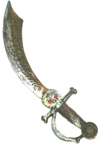 Unbranded Pirate Cutlass with Skull Handle