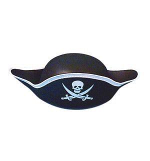Pirate hat, rubber boat shape