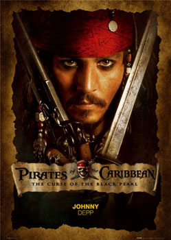 Pirates Of The Carribean - Depp Close Up Poster