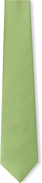 Unbranded Plain Avocado Green Tie