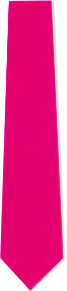 Unbranded Plain Fuchsia Pink Tie