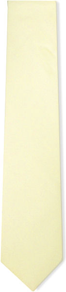 Unbranded Plain Light Yellow Extra Long Tie