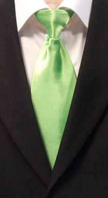 Unbranded Plain Lime Green Clip-On Tie
