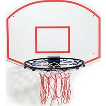 Set containing 18&#8221; ring, net, fitting kit and 31&#8221; x 23&#8221; backboard