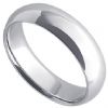 Platinum 6mm Court Wedding Band