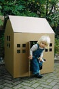 Unbranded Play House - recycled card board fun