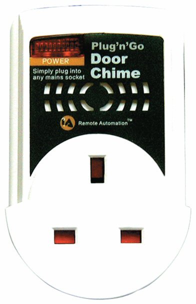 Simply plug the door chime unit into any plug socket in your house and attach the push button door c