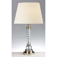 Unbranded PM00033 TLG - Gold and Glass Table Lamp