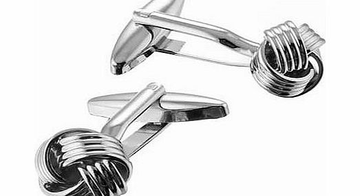 Unbranded Polished Knot Cufflinks