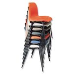 Polyproplyene Stacking Chair - Brown