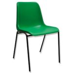 Polyproplyene Stacking Chair - green
