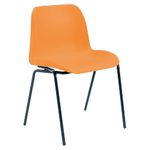 Polyproplyene Stacking Chair - orange