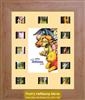 Unbranded Pooh` Heffalump Movie - Mini Montage Film Cell: 245mm x 305mm (approx) - black frame with black moun