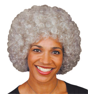 Unbranded Pop wig, grey curly
