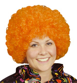 Unbranded Pop wig, orange curly