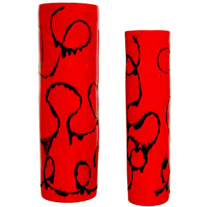 Poppy Ondulas Column Vase- H36cm