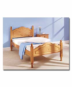Portland Solid Pine Single Bed with Deluxe Mattress
