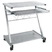 This computer trolley from the Portway range makes a stylish space saving device for your home. It f