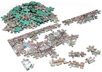 Unbranded Postcode Puzzles (Aerial 255 pieces)