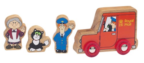 4 piece chunky wooden figures