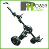 Top of the range golf trolley with motor. Wide whe
