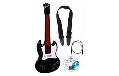 The Power Tour Electric Guitar puts you on the high-tech highway to musical superstardom!