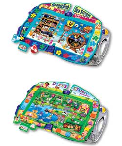 Learning to read becomes a fun interactive game with these new Dora the Explorer and SpongBob games