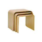 Unbranded Prado Nest set of tables, Natural plywood