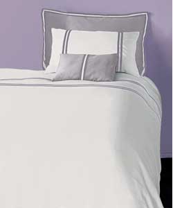 Unbranded Premium Brand Dove Cream Duvet Set Double Bed