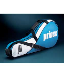 1 main carry compartment to carry 3 rackets.Adjustable shoulder strap. Carry handles.Length 79cm