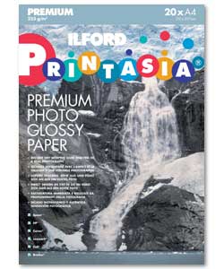 Printasia Premium Photo Glossy A4 Paper - 20 Sheets