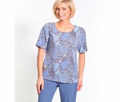 Unbranded Printed Microfibre Blouse