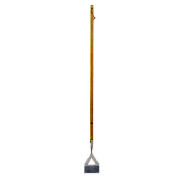 This Dutch hoe features a stainless steel head for cultivating and weeding soil. The long deluxe ash